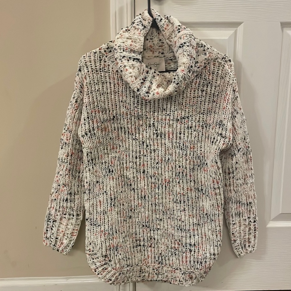 NWT Jessica Simpson Cowlneck Tunic Sweater